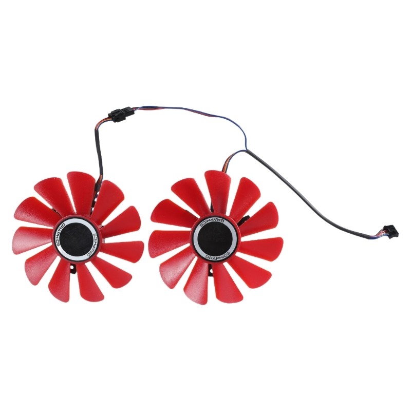 Quạt GPU R * 88mm 4pin FDC10U12S9C Cho XFX RX570 RX580 Card Đồ Họa Video Làm Mát