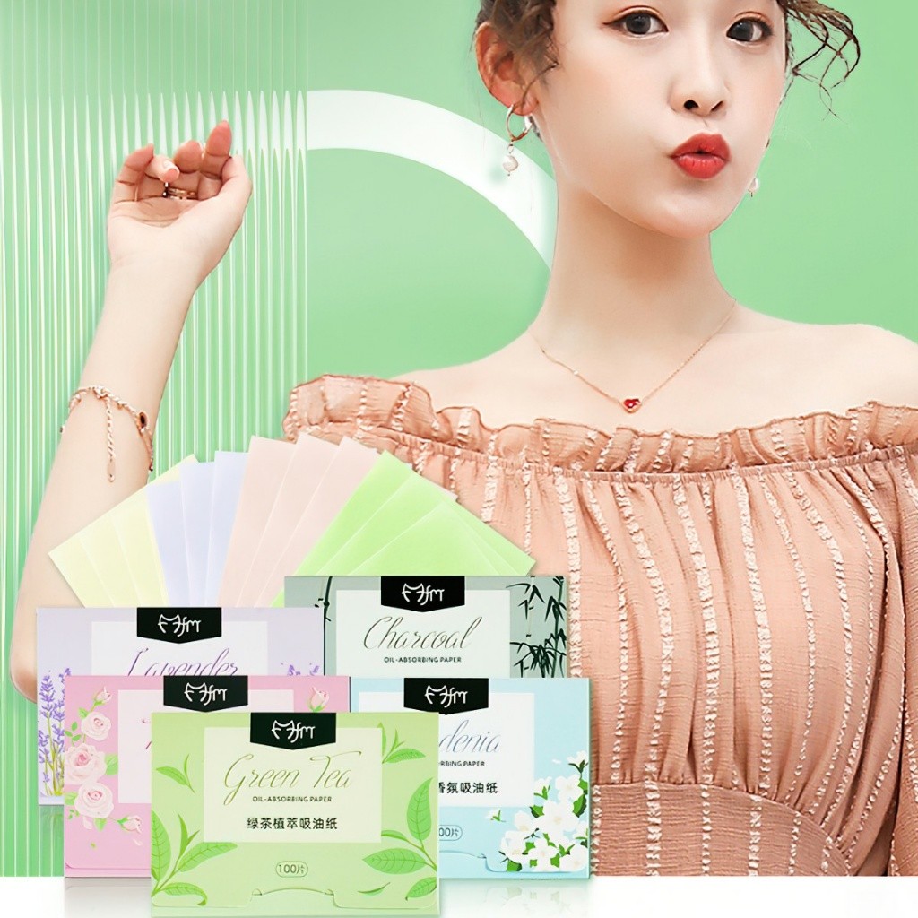 Set 100 giấy kiểm soát dầu chuyên dụng ALINE