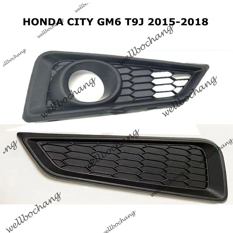 Vỏ đèn sương mù Cản trước Đèn sương mù che mui xe Trang trí cho HONDA CITY GM6 T9J 2015 2016 2017 20