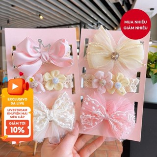 Set 3 Băng Đô Nơ Xinh Xắn Dành Cho Bé Gái