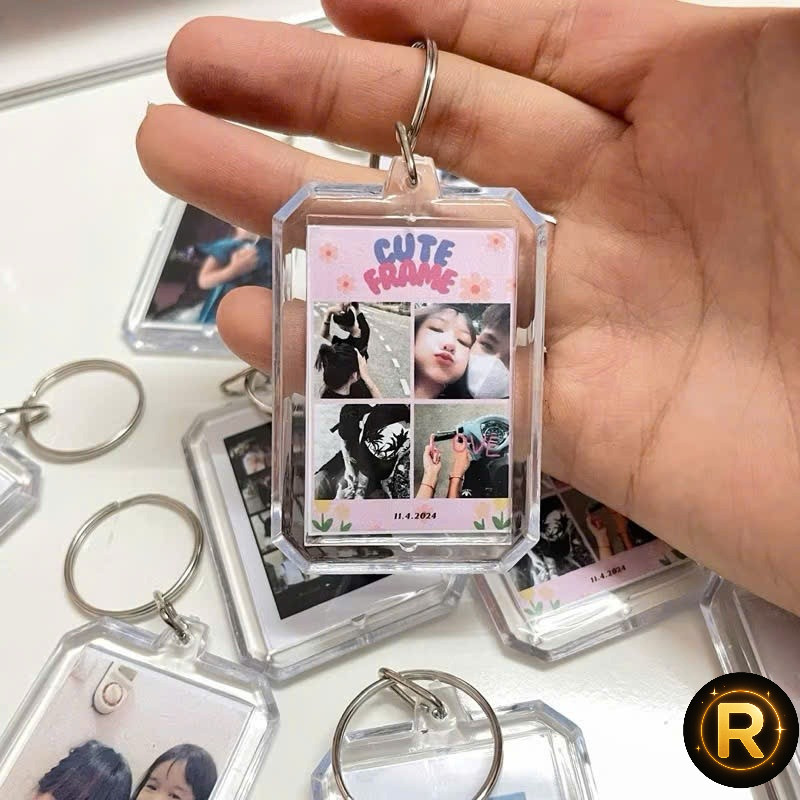 Móc khoá in ảnh photobooth theo yêu cầu- (gửi ảnh qua phần chatt với shop)