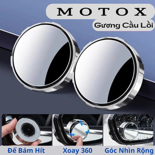  Bộ 2 gương cầu lồi ô tô 360 độ cao cấp gương chiếu hậu xe hơi  kính lồi gắn gương oto xóa điểm mù 