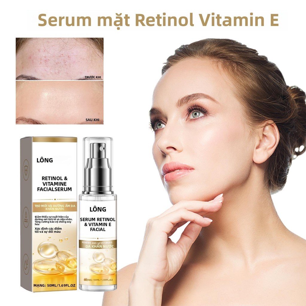 Tinh chất dưỡng da ban đêm Eelhoe Retinol E, làm sáng da, dưỡng ẩm và hydrat hóa