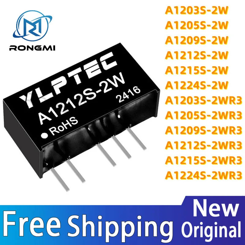1-5 Chiếc A1203S-2W A1205S-2W A1209S-2W A1212S-2W A1215S-2W A1224S-2W R3 12V TURN 3.3V 5V 9V 12V 24V