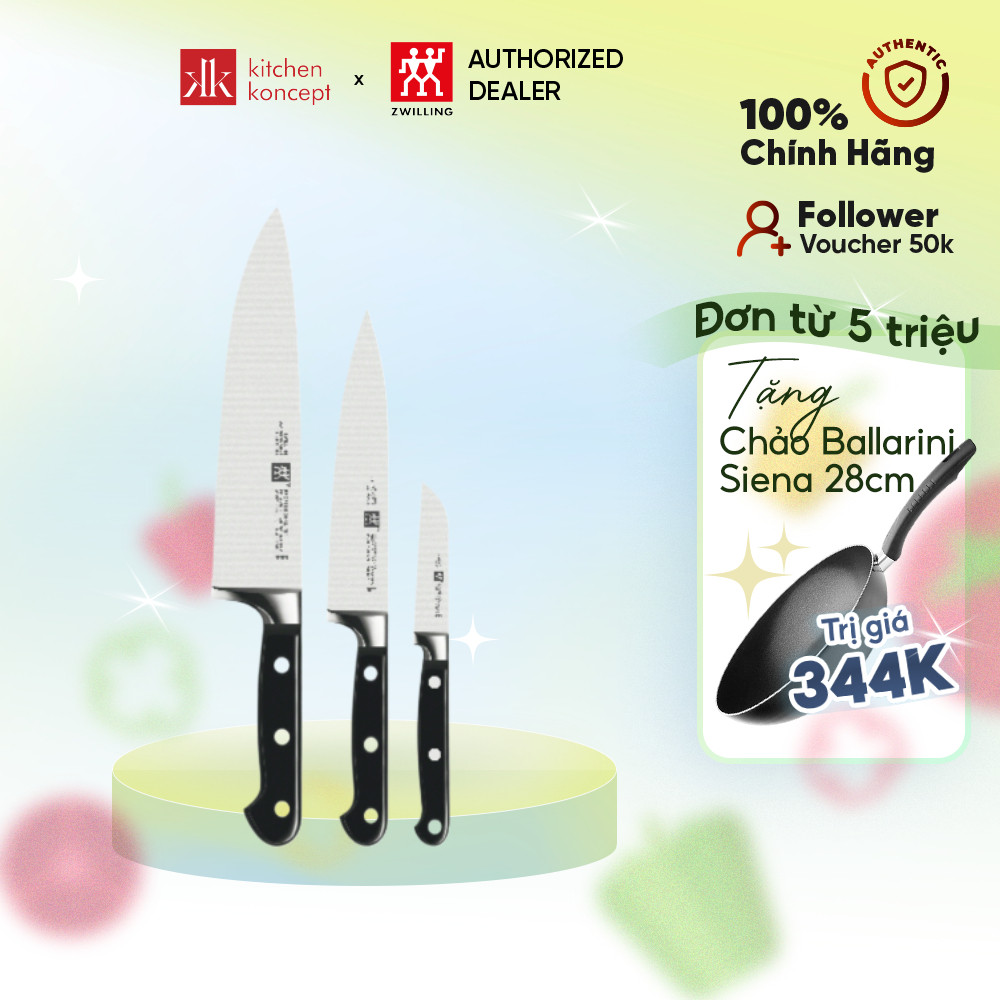 ZWILLING - Bộ dao Professional S - 3 món