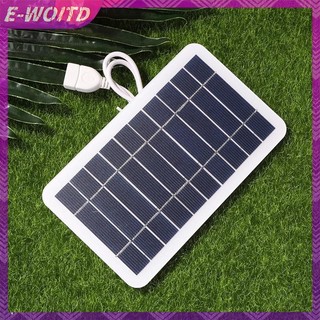 Bảng điều khiển năng lượng mặt trời E-WOITD 2W có USB Chống nước Đi bộ đường dài và cắm trại Di động Điện thoại di động Sạc ngân hàng Bảng điều khiển sạc 5V HNVN