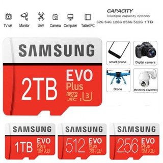  Thẻ Nhớ Samsung Pro Plus 512GB 256GB 128GB U3 V30 A2 Tốc Độ Cao UHS-I Class 10 Thẻ TF Thẻ Nhớ Pro PLUS Thẻ Micro SD Cho Điện Thoại Di Động Máy Tính camera Quan Sát 