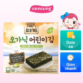 Rong biển hữu cơ tách muối Alvins cho bé 15g