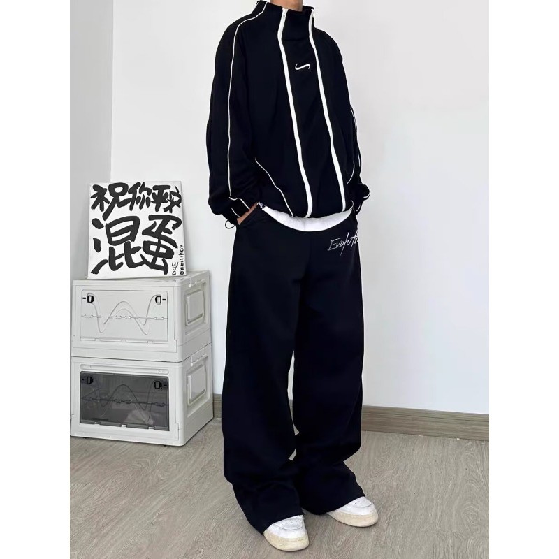 Quần tây nam dáng suông basic đen phong cách Hàn Quốc M-8XL Plus size | BigBuy360 - bigbuy360.vn