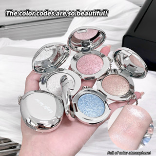  JOJO DIARY Glitter Highlighter Powder Palette Lấp Lánh Phấn Mắt Cơ Thể Mặt Đường Viền Bột Độ Bóng Cao Chống Thấm Nước Trang Điểm Lâu Dài 