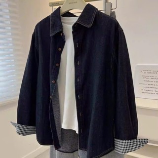 [ HÀNG SẴN] Áo Khoác Jean Denim Nam Nữ Form Rộng Unisex, Áo Sơ Mi Khoác Ngoài Thời Trang