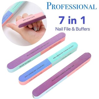In tập tin móng tay chuyên nghiệp Nano Nail File, Sanding And Polishing Strip Nail Tool File P1o1