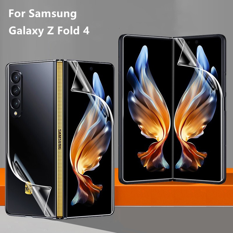 Dành Cho Samsung Galaxy Z Fold 4 Mềm TPU Full Cover Phim Trong Suốt Bảo Vệ Màn Hình Bảo Vệ Màn Hình 