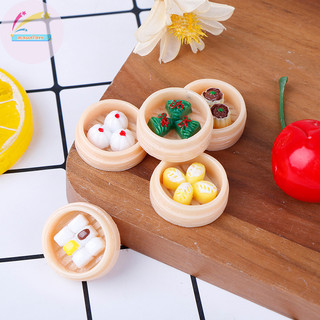 Mm 5 Cái / bộ 1: 12 Nhà Búp Bê Thu Nhỏ Trung Quốc Dim Sum Thực Phẩm Phụ Kiện Nhà Bếp VN