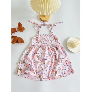 váy bé gái - chất cotton xuất