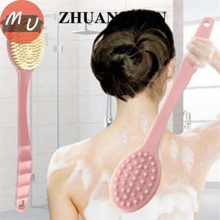 Mulinhe Bàn Chải Chà Lưng Tẩy Tế Bào Chết Toàn Thân Tay Cầm Dài Mềm Mại vn