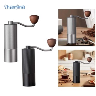 Máy xay cà phê bằng thép không gỉ Shamjina Máy xay cầm tay Espresso cho văn phòng