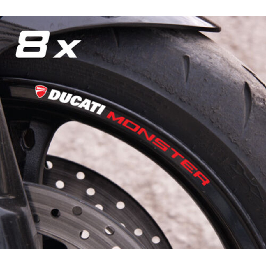 8 X Ducati Monster Xe Máy Đề Can Vành Dán Mới M4s Bộ Nhiều Lớp Cho Ducati Monster 600 620ie 696 796 