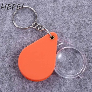 Kính lúp có móc chìa khóa Kính ống kính bền di động với dụng cụ phóng đại Kính lúp