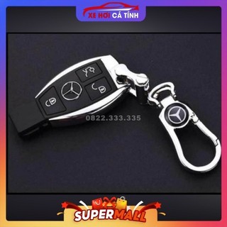 Móc Chìa Khóa ô tô Mercedes benz | Móc chìa khóa Xe Hơi Có In Logo Hãng Xe - Thiết Kế Trang Trọng, Chất liệu cao cấp