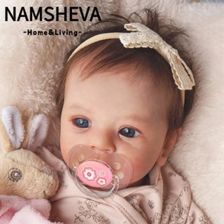  NAMSHEVA Búp bê hoàn thiện Vinyl silicon Felicia 19IN sống động như thật Món quà tốt nhất với quần áo Búp bê vải mô phỏng đáng yêu dành cho trẻ em 