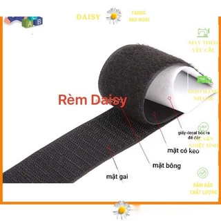 (loại 1)Băng dính nhám - Velcro có keo dán sẵn( giá bán 1 mét)