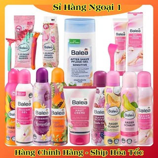 [CÓ CHE TÊN] Combo bộ Kem ức chế lông mọc chậm dưỡng da sau wax lông, cạo lông Balea Đức - Date mới Đủ Bill