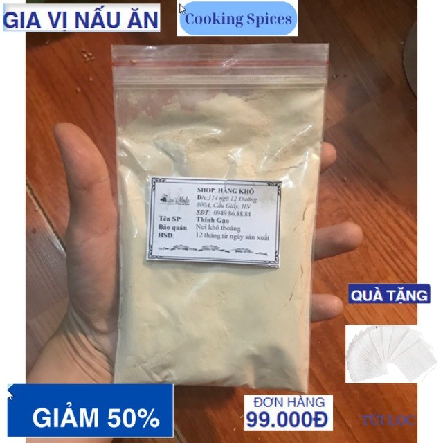 200gr Bột Thính gạo dùng làm nem thính, nem tai