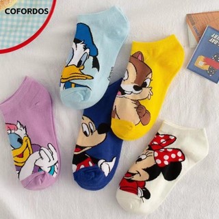 COFORDOS Tất mắt cá chân cổ thấp Mickey Unisex