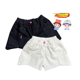 [Size 13kg-65kg] Quần sort jean mẹ bé diện cặp