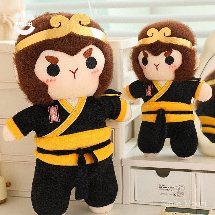 Black Myth Goku Búp bê đồ chơi sang trọng Monkey King Monkey King Monkey King Quà tặng sinh nhật búp