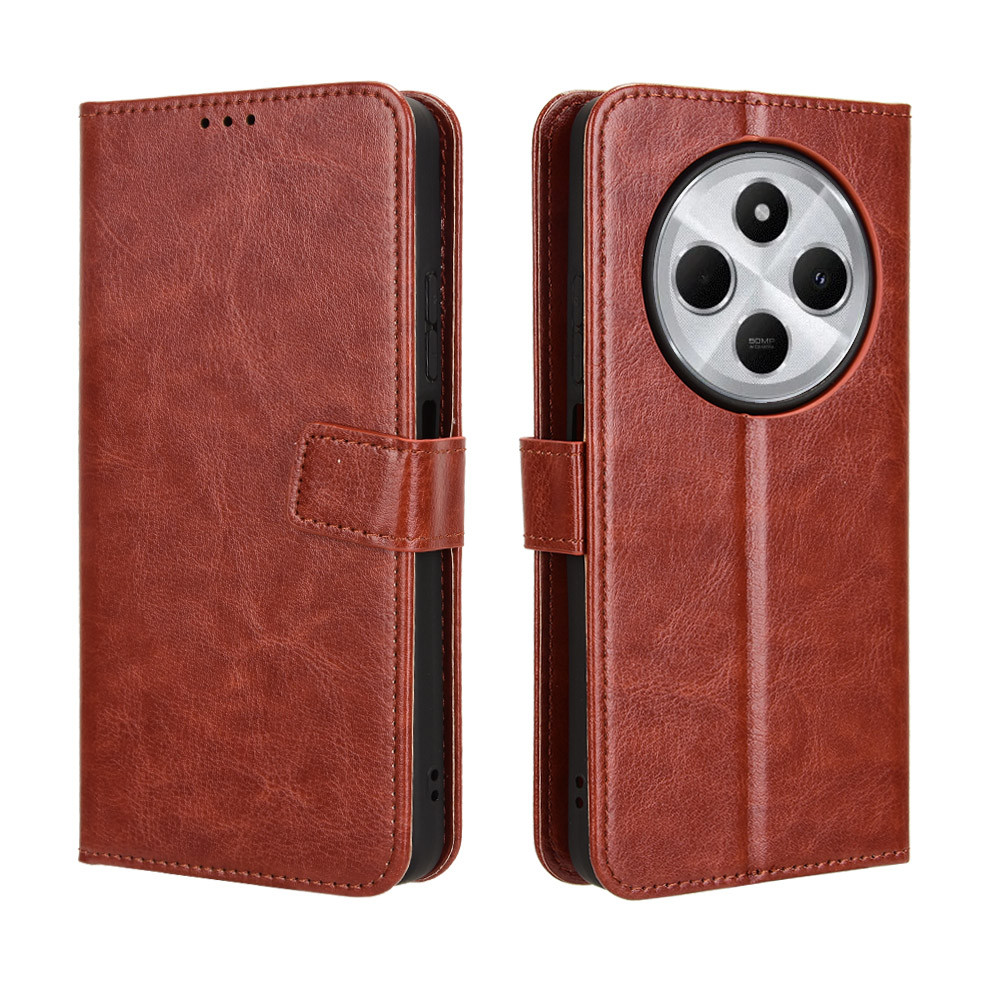 Dành Cho Redmi 14C Ốp Lưng Điện Thoại Da PU Giá Đỡ Xiaomi Redmi14C Vỏ Lật Từ Tính Gấp Da Bảo Vệ