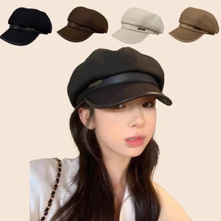 Mũ nón beret nồi bánh tiêu nữ Hàn Quốc iLita ulzzang đẹp mùa đông thời trang màu trắng, nâu, be, đen