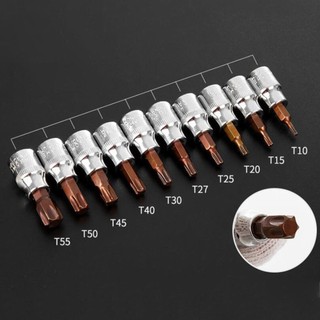 【Instock】Drive Bit Socket H3-H10 T10-T55 Socket Screwdriver Bit 1 Pc 3/8 Inch Durable