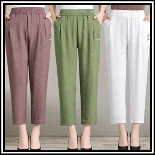 Quần Baggy Bigsize Nữ Vải Đũi Linen Cao Cấp Phong Cách Thời Trang Hàn Quốc Phù Hợp Mọi Lứa Tuổi