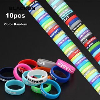 Vợt BLACKON, Bảo Vệ Cao Su Cần Câu Tay Cầm Bảo Vệ, Màu Sắc ngẫu nhiên Vòng Hình Chữ O Chống Trơn Trượt Vòng Giải Quyết Polyolefin Silica Gel Rod Clip