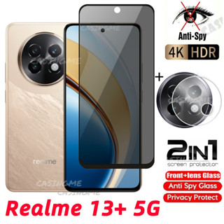 Realme 13 + 5G 2024 Kính cường lực riêng tư Chống gián điệp Full Cover Bảo vệ màn hình Chống Peek Phim riêng tư cho Realme 13 + Realme13 + Realmi 13 + Plus 13x 4G 5G Phim bảo mật chống Peek