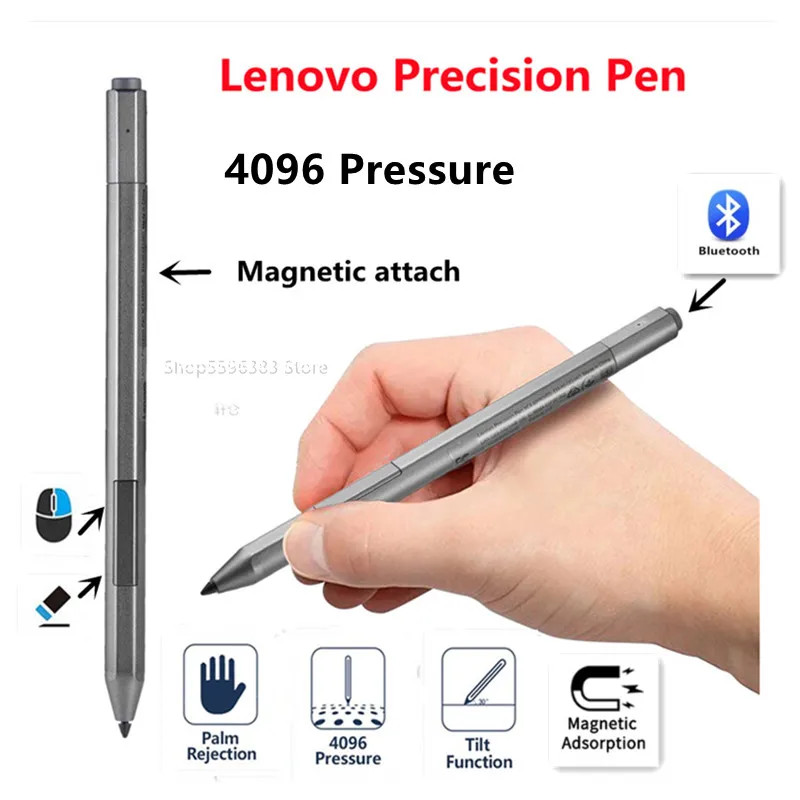 Bút chính xác Stylus Bút kỹ thuật số 2 cho Lenovo Flex 5 series-IdeaPad 5 2 trong 1 14AHP9 14IRH9 14