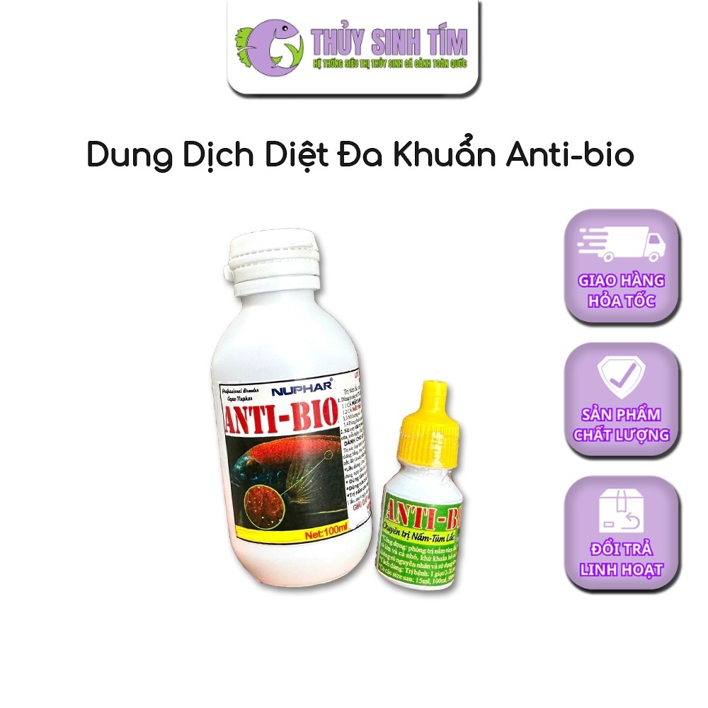Dung Dịch Diệt Đa Khuẩn Anti-Bio NUPHAR