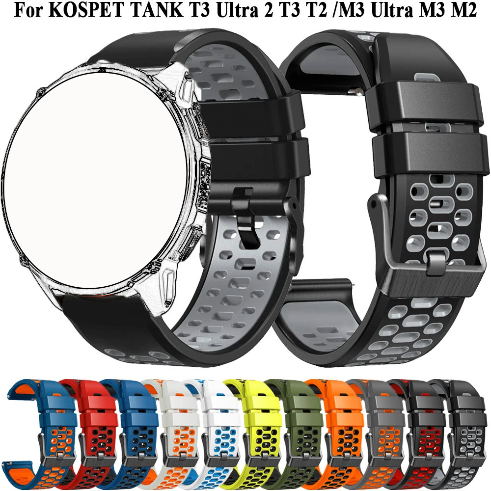 22mm Dây Đeo Silicon Cho KOSPET TANK T3 Ultra 2 Dây Đeo Tay Cho KOSPET TANK T3 Ultra T2 Vòng Tay Cho