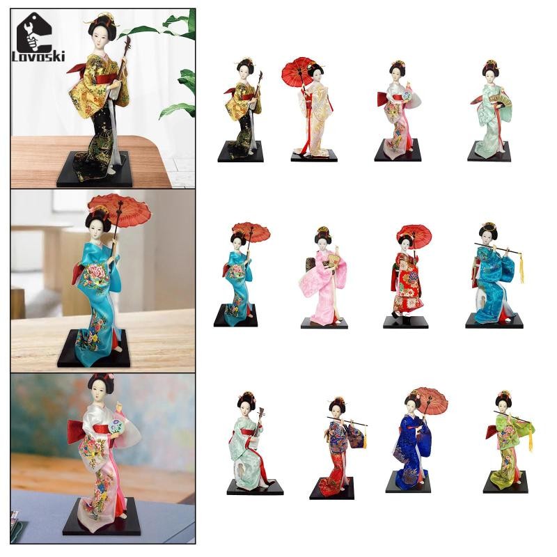 12 inch Geisha Nhật Bản Nữ Tượng Thủ Công Búp Bê Phương Đông Truyền Thống Dân Tộc Nhật Bản Búp Bê Ge
