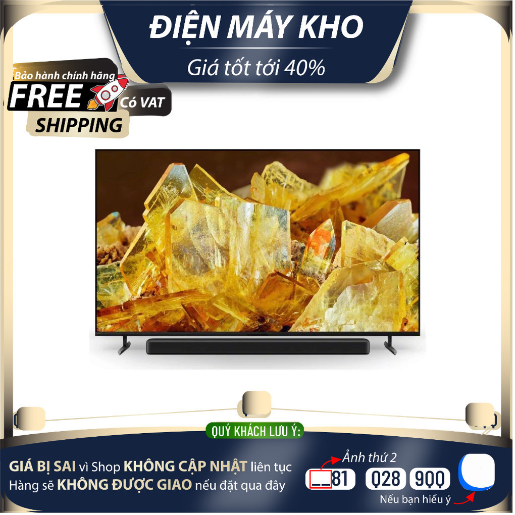 Google Tivi Sony 4K 65 inch XR-65X90L Mới 2023 - Chính hãng  - DMK