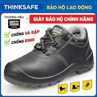 Giày bảo hộ lao động nam Jogger Bestrun S3 da bò, chống đinh, chống nước Giày Jogger chính hãng - Thinksafe