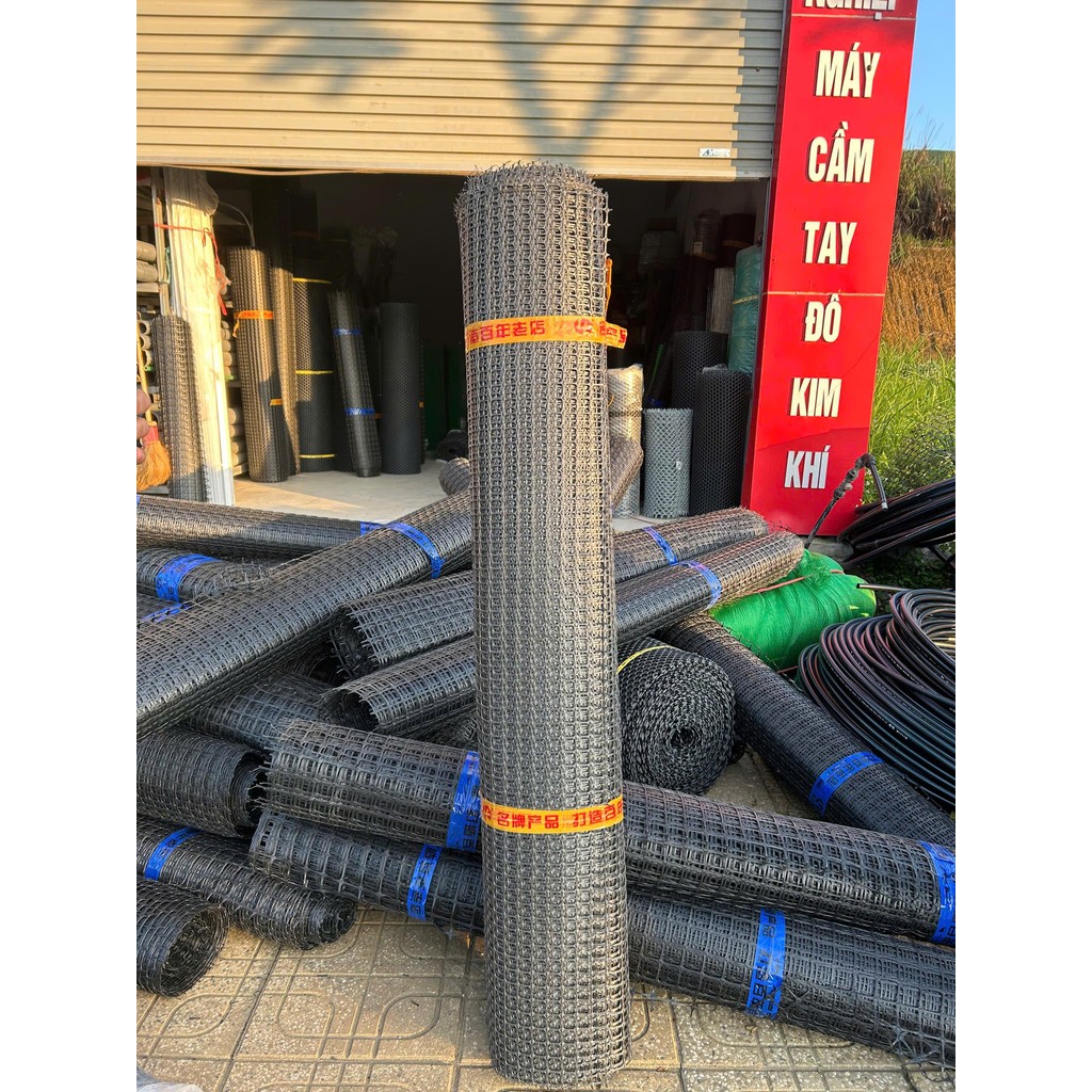  Lưới nhựa dẻo cao 1.5 mét dài 50m ô 2cm và ô 3.5cm lưới dào vườn - lưới quây chuồng gà làm sàn vịt 