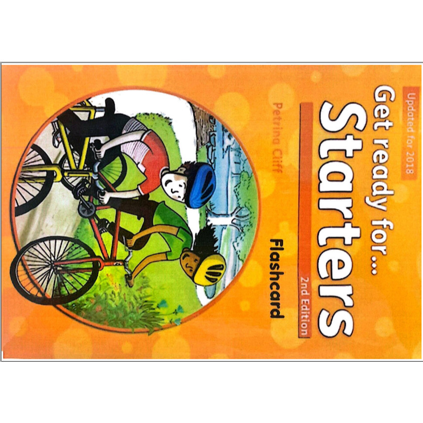 Flashcard thẻ học Get Ready For Starters 340 Thẻ A5 ép plastic
