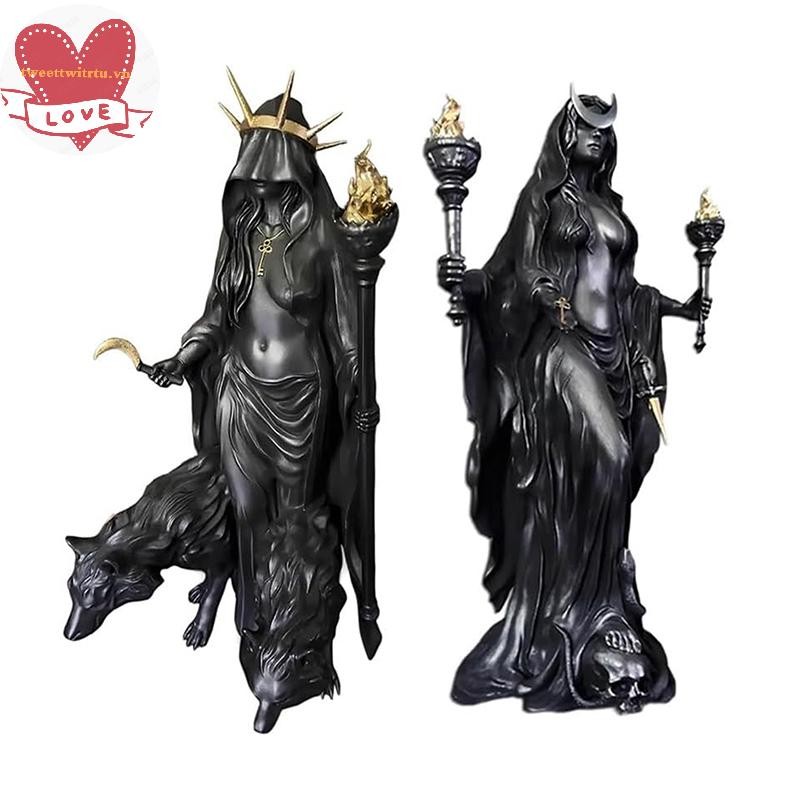 TRWITU Hekate Niktipolos, Phù thủy của đêm, Địa ngục Hekate Phōsphoros Light-Bringer Hoặc Tượng ngôi