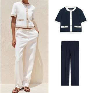 Áo Blazer ZA3597696 8317593 Quần cạp cao3599696 8316593