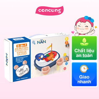 Bàn mini kèm đồ chơi xếp hình