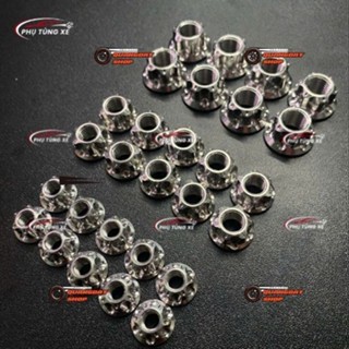   Flash Sale  Tán Hở Ốc SALAYA Ốc Inox 304 6Li 8Li 10Li Gắn Nhiều Vị Trí Trên Xe Phụ Kiện Xe Máy 