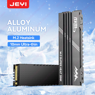  JEYI M.2 2280 SSD Nhôm All black Snow Mountain Design Hợp kim tản nhiệt - Thiết kế siêu mỏng 10mm cho máy chơi Game PS5   ITX   PC 